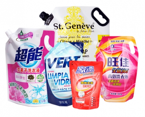 liquid detergent pouch