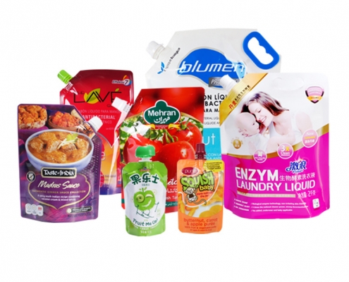stand up pouch with spout pouch filling machines